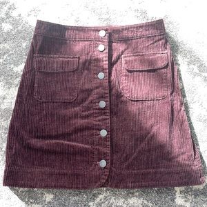 Loft Corduroy Skirt